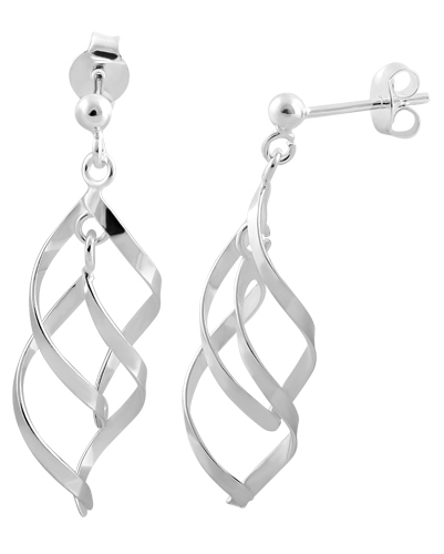 cadeau de saint valentin Boucles d'Oreille Pendantes Amour Amitié en Argent Massif Sterling 925